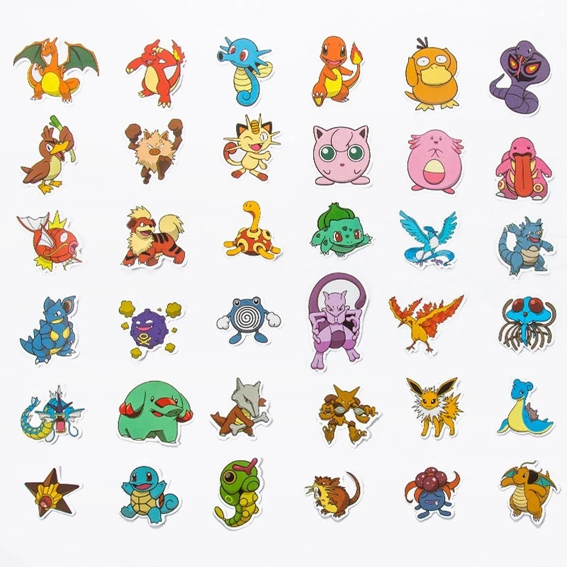 Kawaii Pikachu Pokémon Stickers