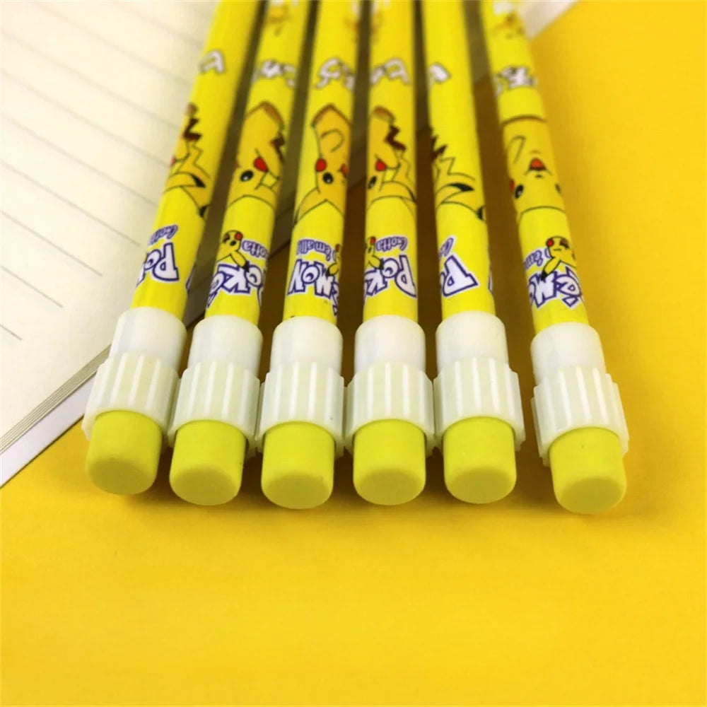 12Pcs Pikachu Pokémon Pencils Set